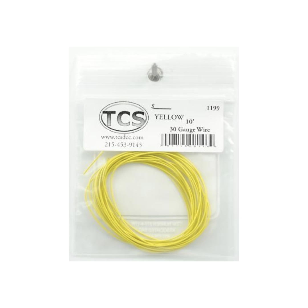 TCS 1199 Decoder Wire 30AWG Yellow img