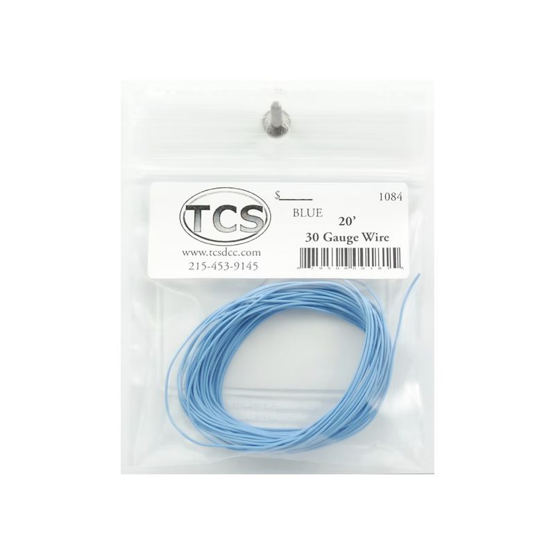 TCS 1084 Decoder Wire 30AWG Blue