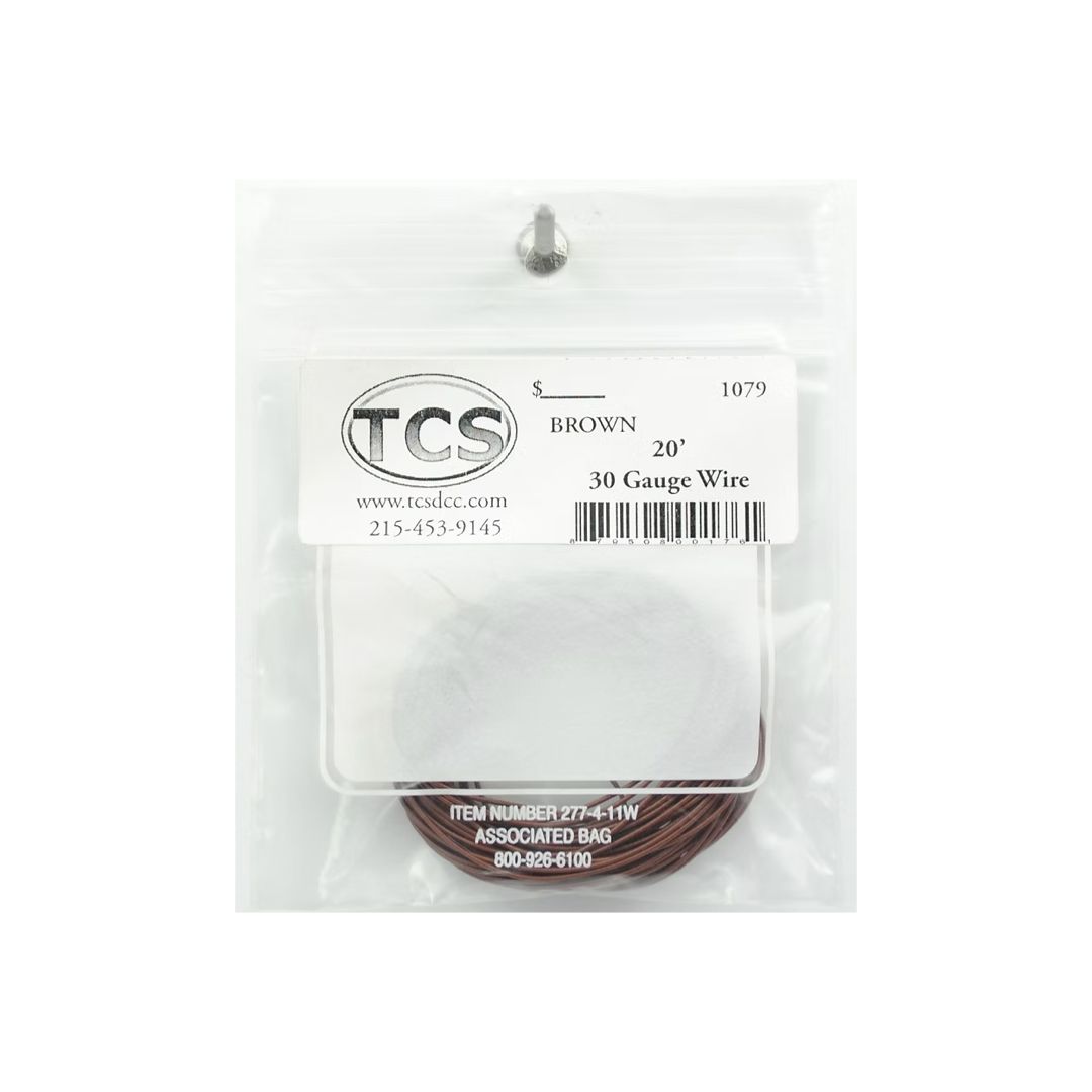 TCS 1196 Decoder Wire 30AWG Brown