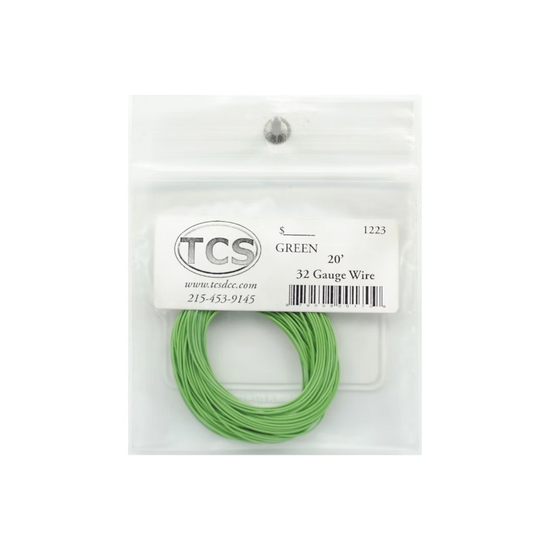 TCS 1212 Decoder Wire 32AWG  Green