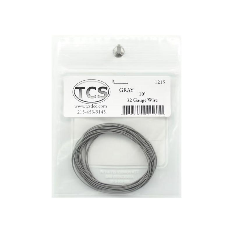 TCS 1215 Decoder Wire 32AWG Grey