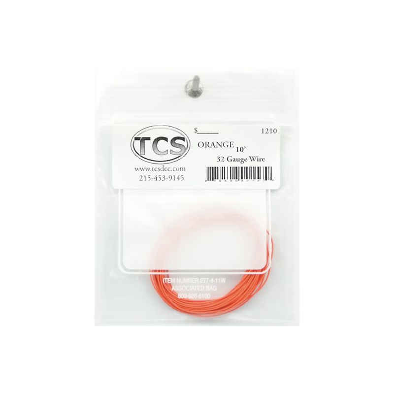 TCS 1210 Decoder Wire 32AWG Orange