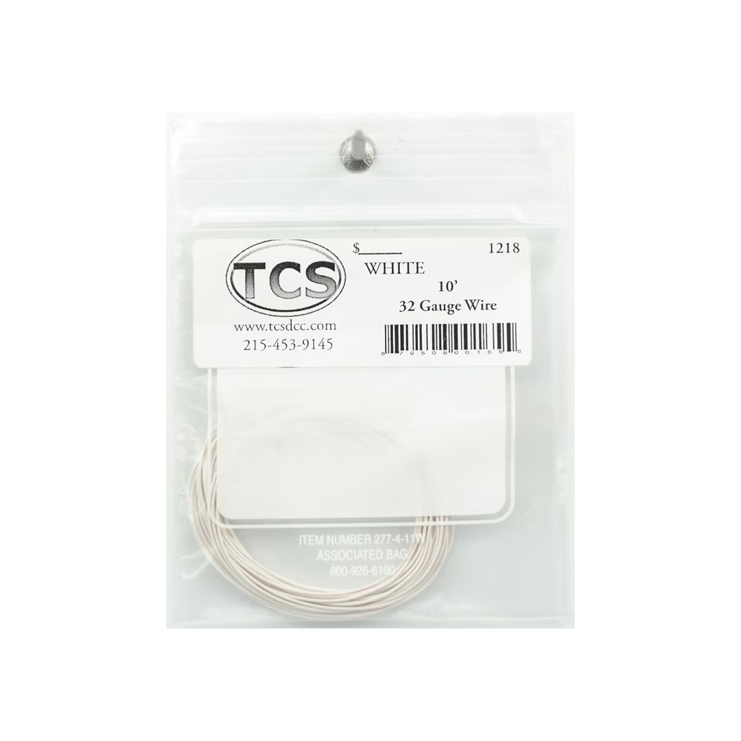 TCS 1218 Decoder Wire 32AWG White