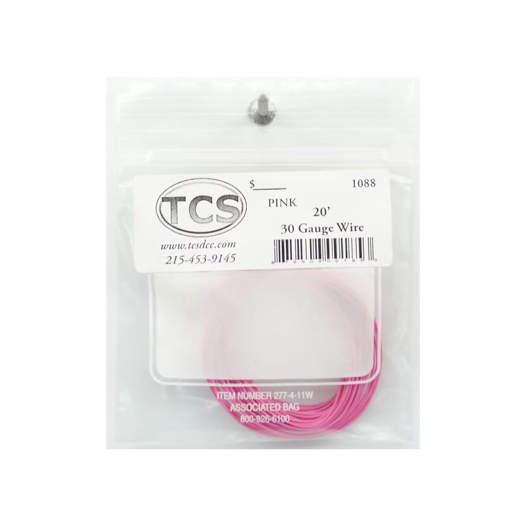 TCS 1088 30 AWG Wire Pink