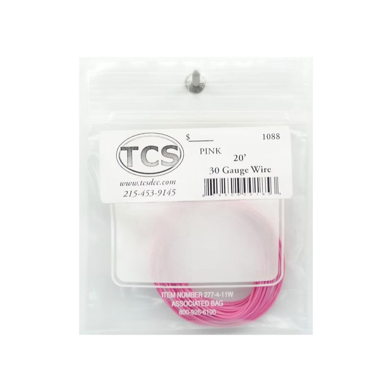 TCS 1088 30 AWG Wire Pink