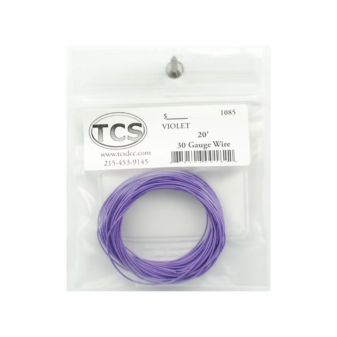 TCS 1085 Decoder Wire 30AWG Violet