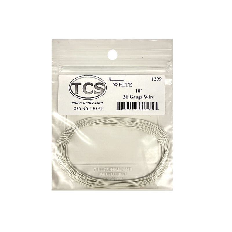 TCS Decoder Wire 36AWG White