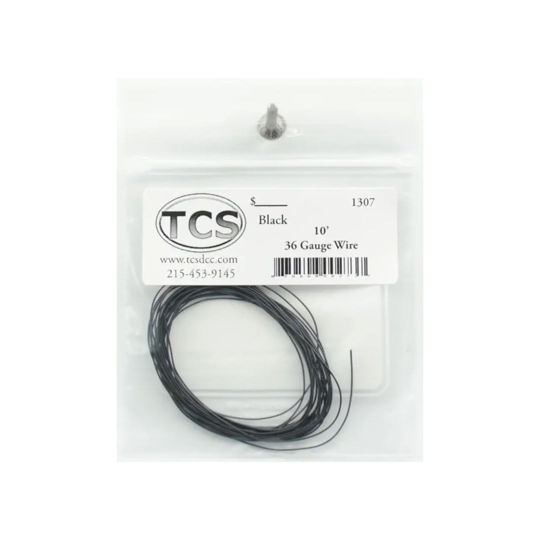 TCS 1307 Decoder Wire 36AWG Black