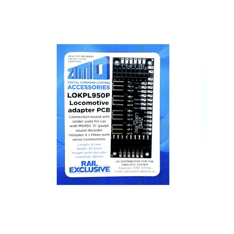 Zimo LOKPL950P MS950 Adaptor Board