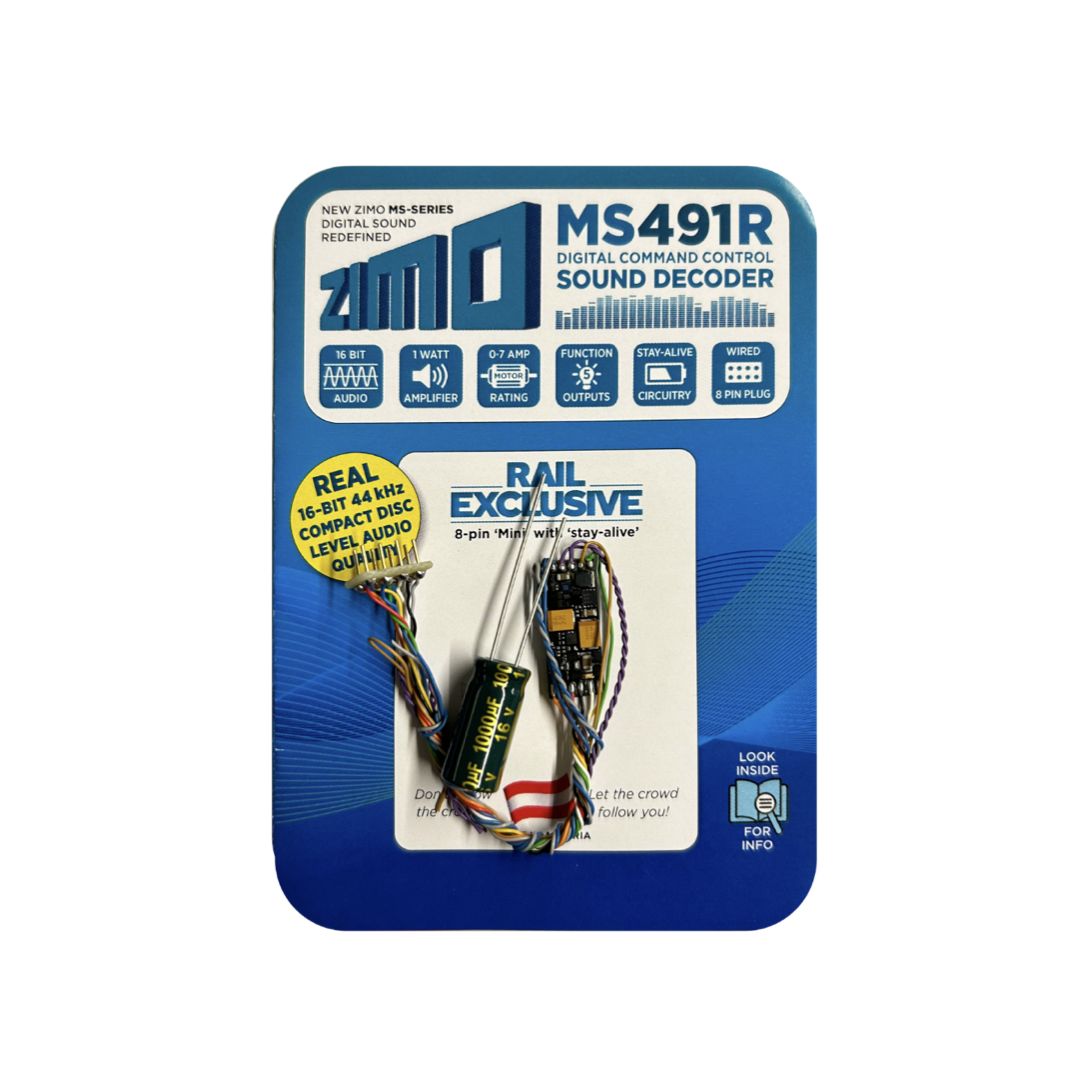 Zimo MS491R Sound Decoder 8 Pin