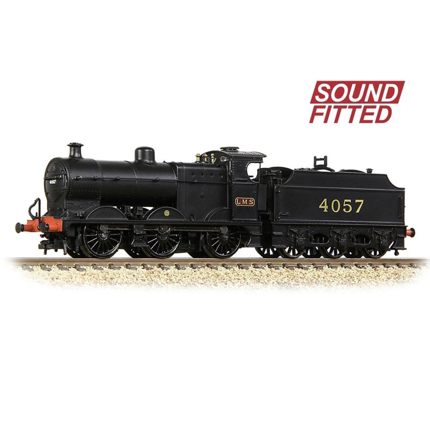 372-063SF N Gauge MR 3835 4F with Fowler Tender 4057 LMS Black (MR numerals)