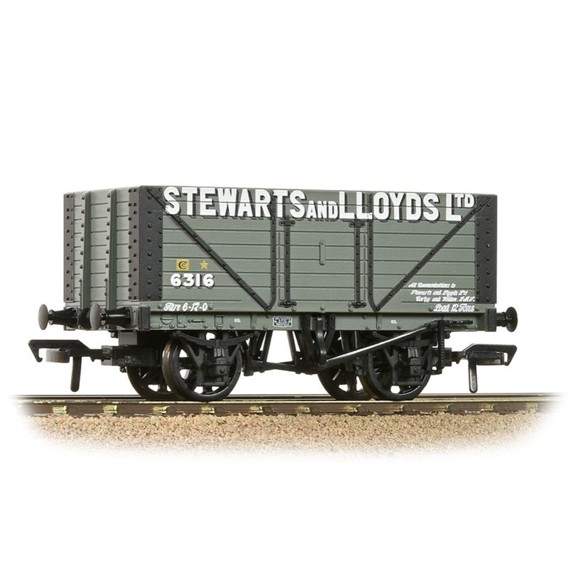 37-157A OO Gauge 8 Plank Fixed End Wagon &#39;Stewart &amp; Lloyds Ltd&#39;