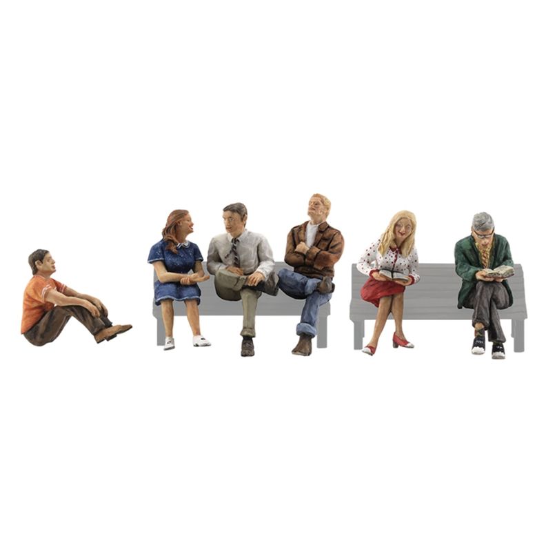 A1829 People Sitting HO Scale