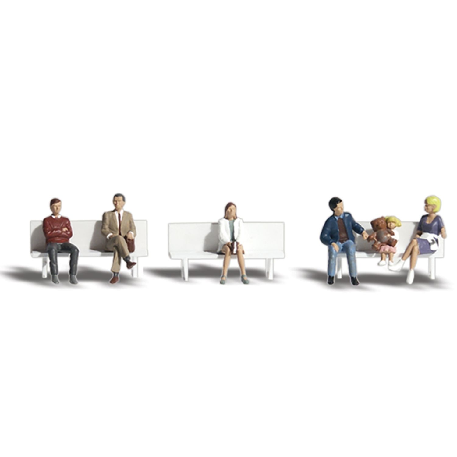 A1861 Bus Stop People HO Scale