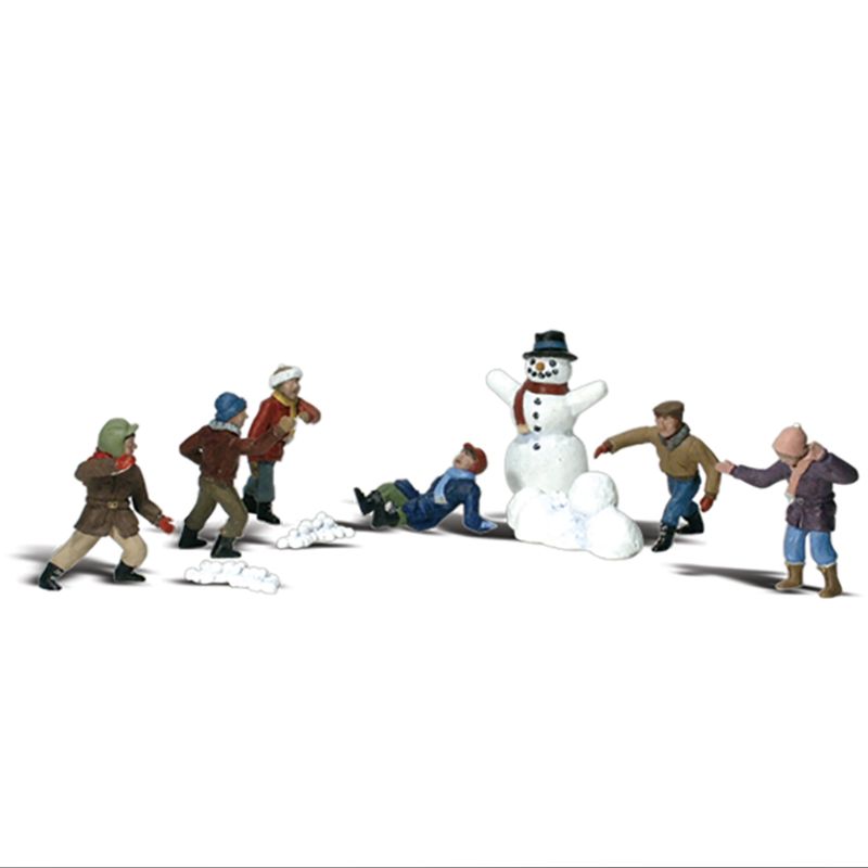 A1894 Snowball Fight HO Scale