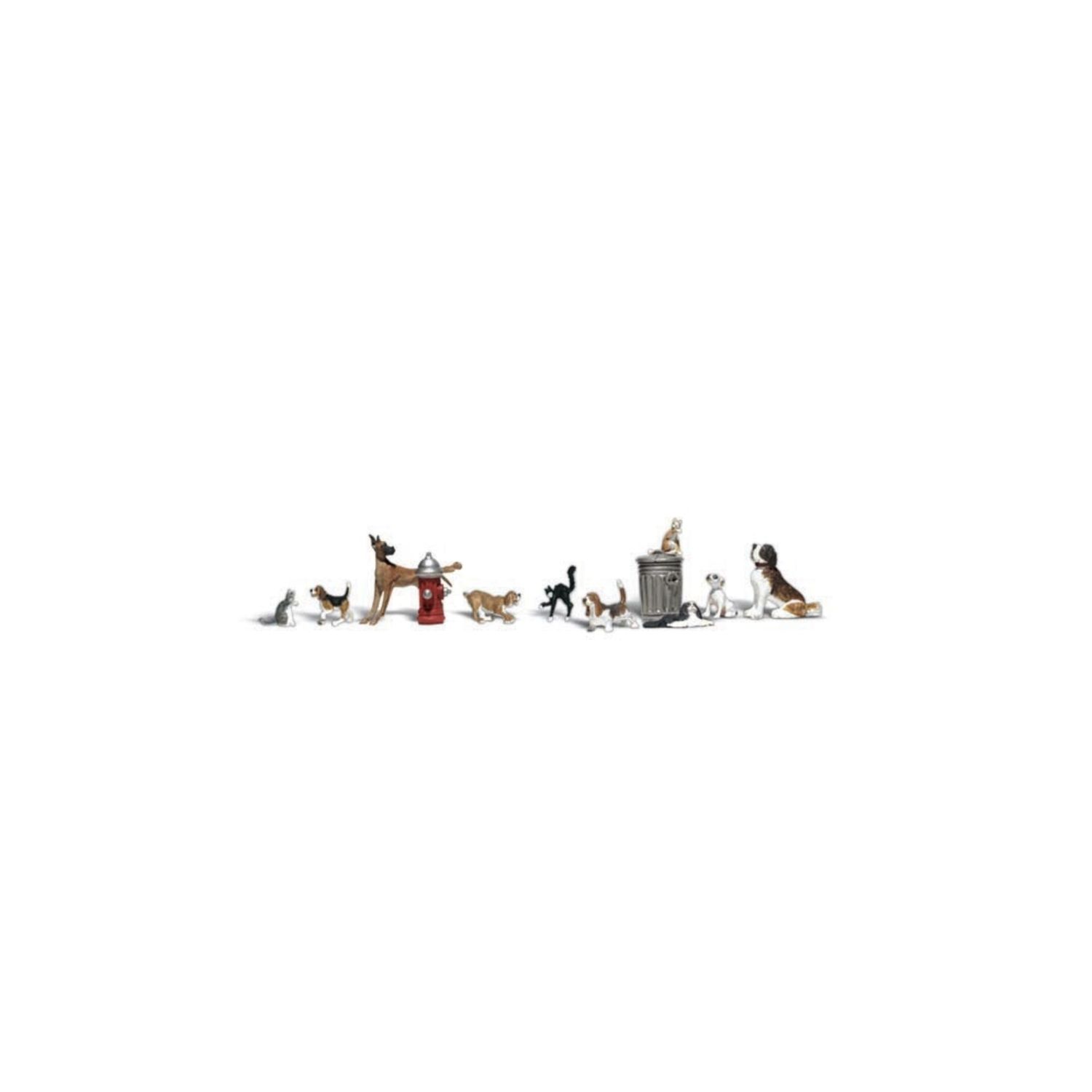A2140 Dog and Cats N Gauge