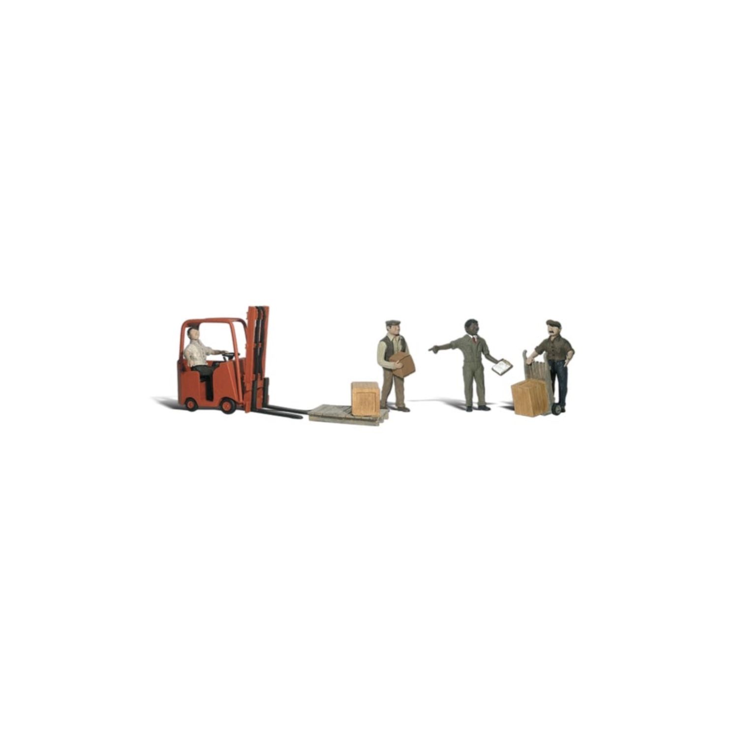 A2192 Workers and Forklift N Gauge