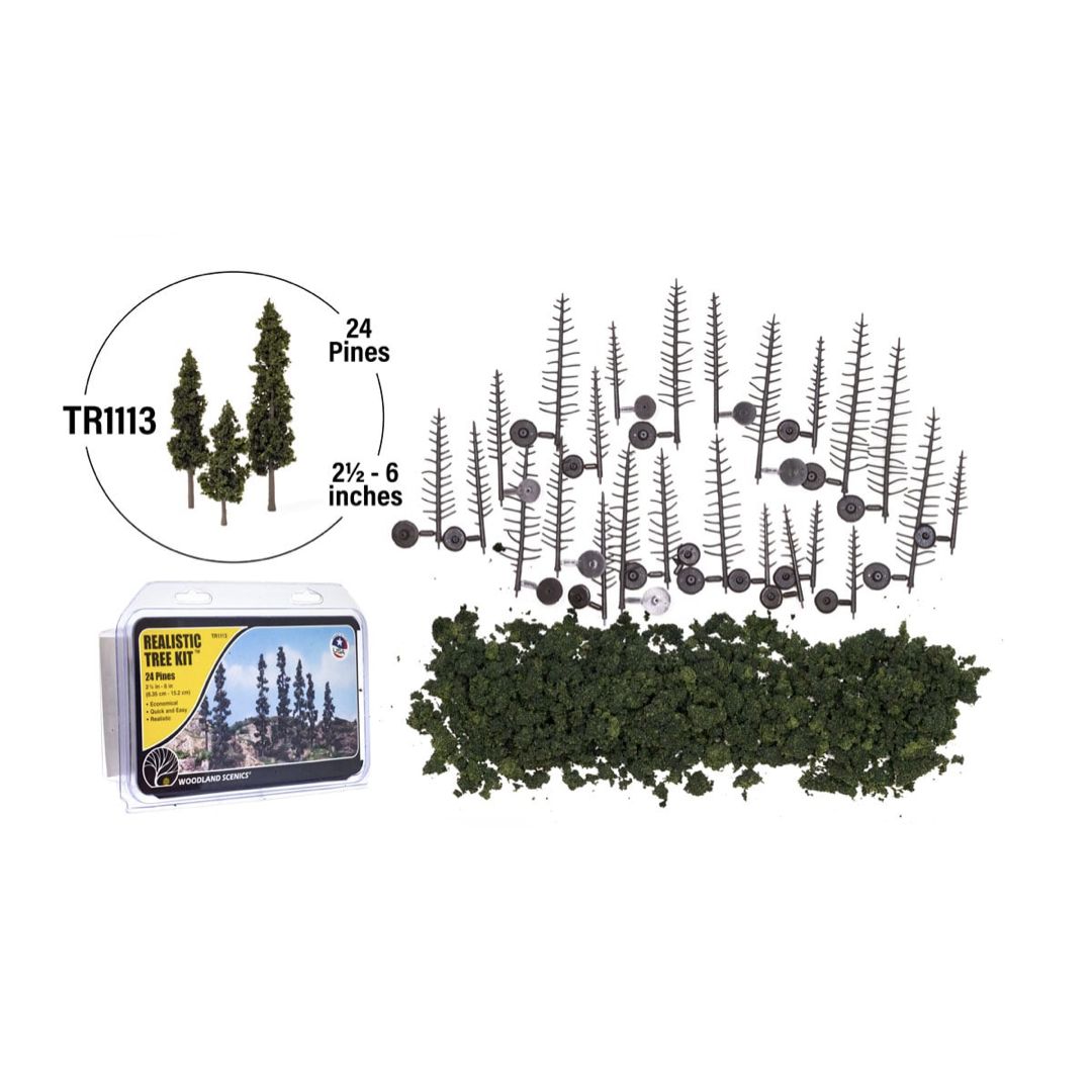 TR1113 Realistic Tree Kit (24 Pines)