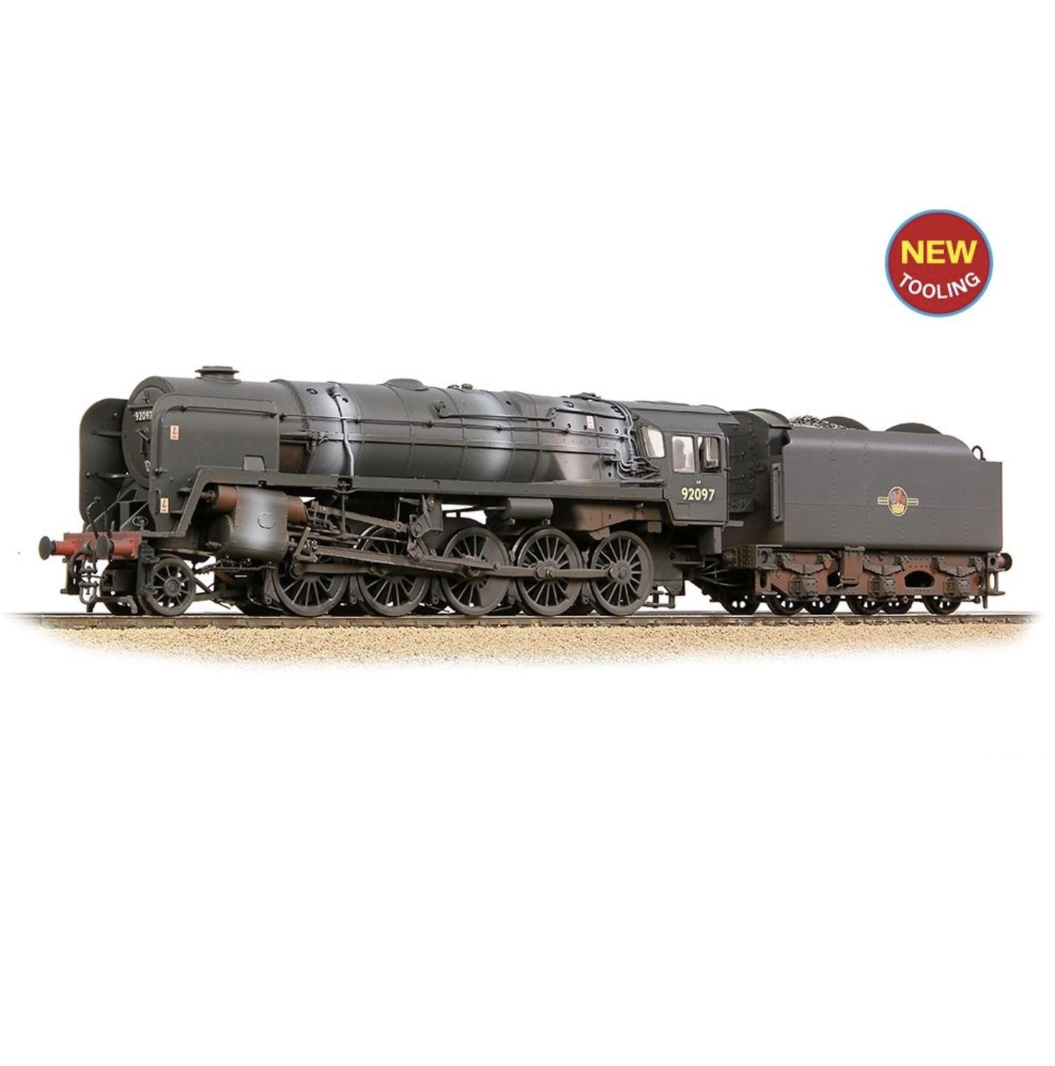 32-862A BR Std 9F (Tyne Dock) with BR1B Tender 92097 BR Black (Late Crest) [W]