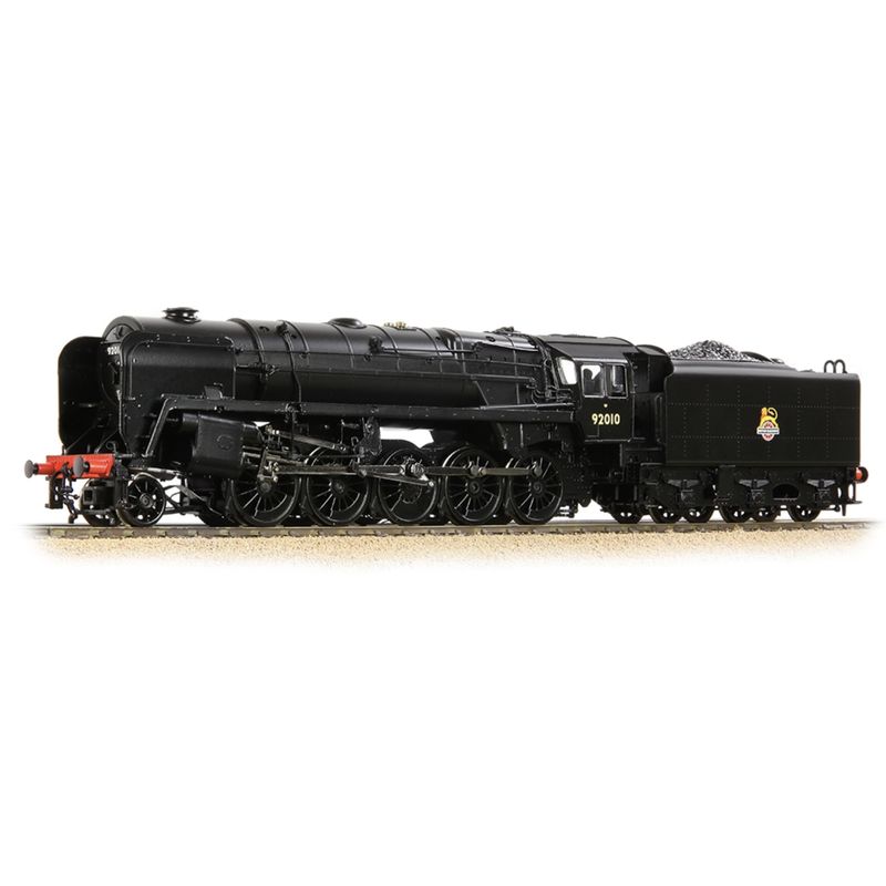 32-852B OO Gauge BR Standard 9F with BR1F Tender 92010 BR Black (Early Emblem)