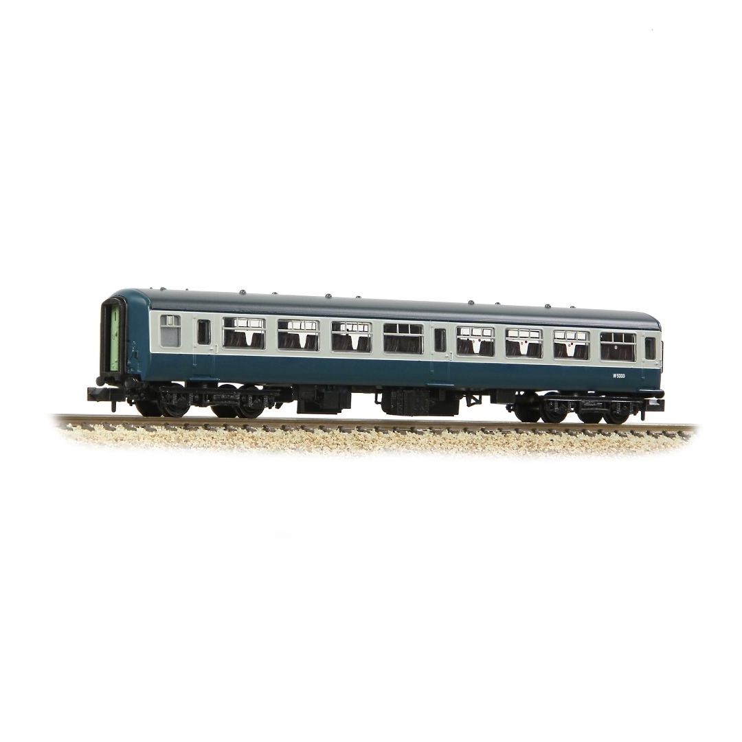 374-710C N Gauge Mk2A TSO Coach BR Blue/Grey W5333