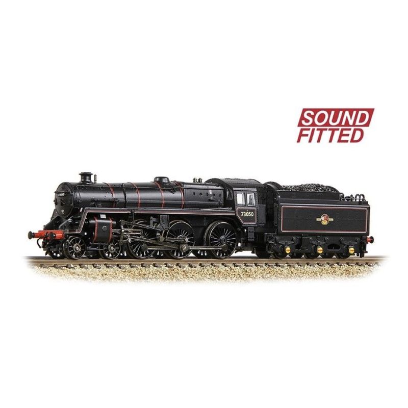372-729SF N Gauge BR Standard 5MT 73050 BR Lined Late Black BR1 Tender (DCC-Sound)