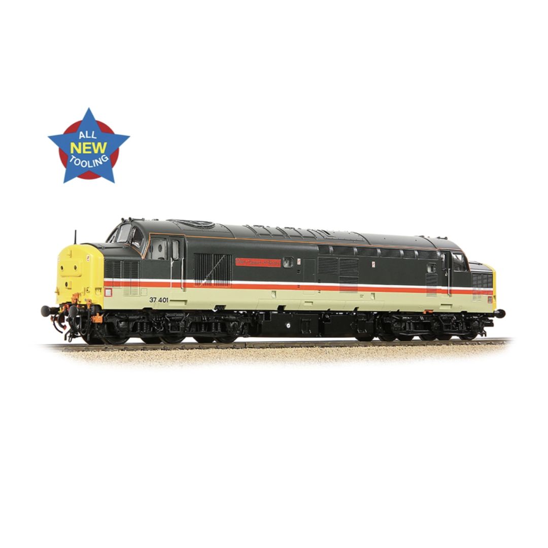 35-336 OO Gauge Class 37/4 Refurbished 37401 &#39;Mary Queen of Scots&#39; BR IC (Mainline)