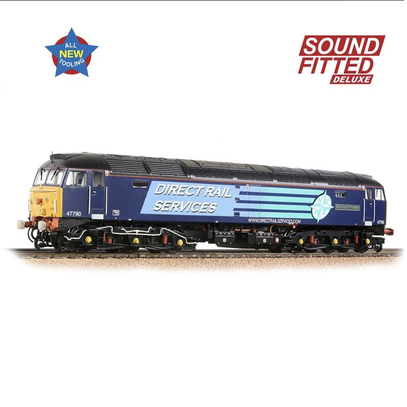 35-432SFX OO Gauge Class 47/7 47790 &#39;Galloway Princess&#39; DRS Compass Livery - DCC Sound Fitted