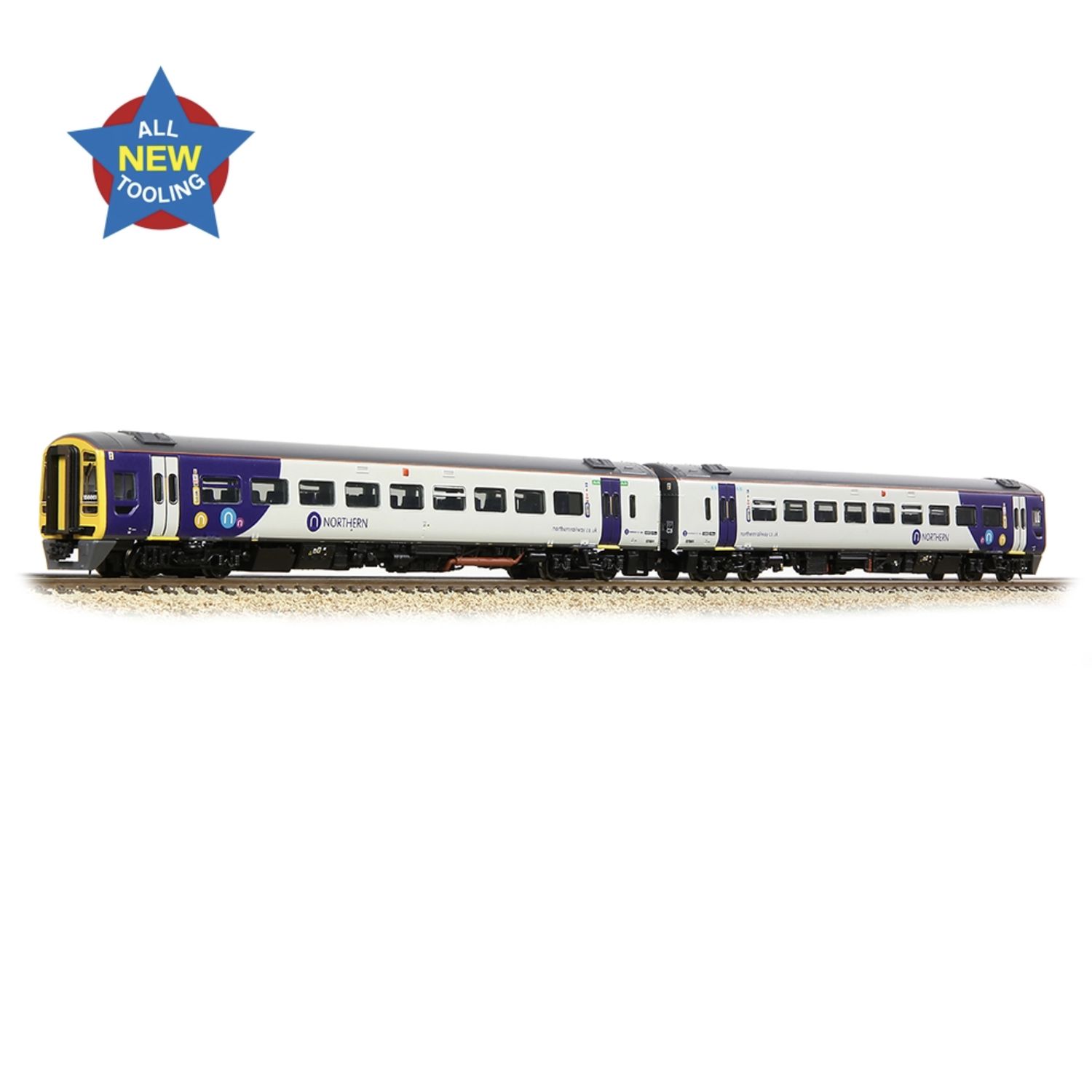 371-858A N Gauge Class 158 2-Car DMU 158861 Northern