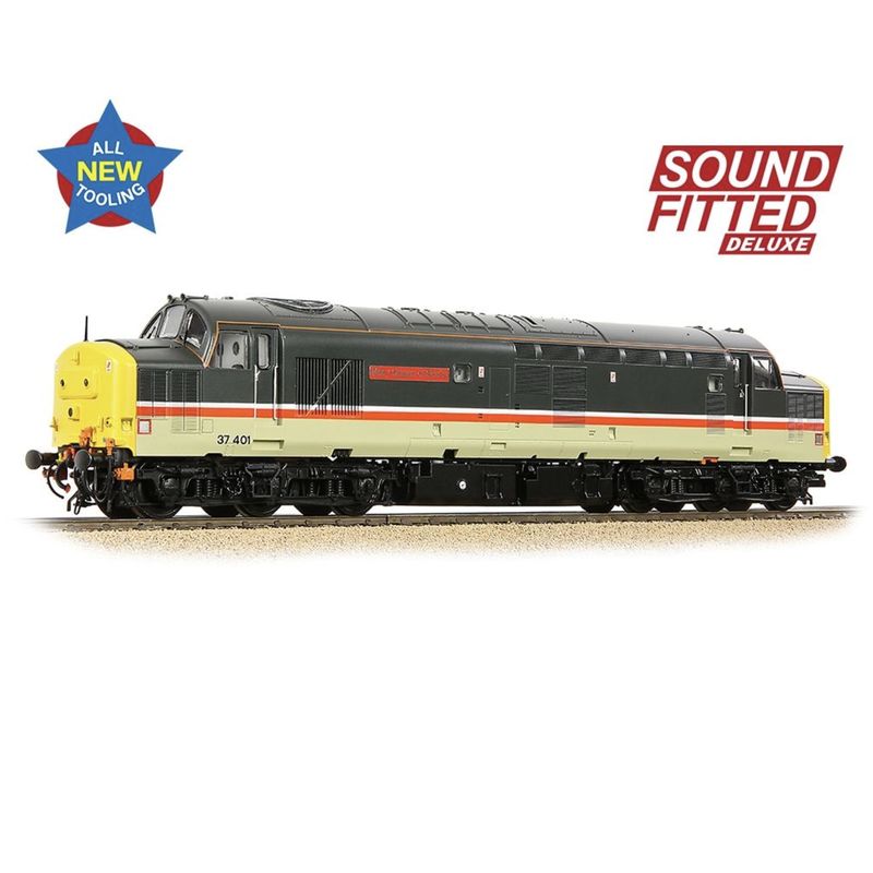 35-336SFX OO Gauge Class 37/4 Refurbished 37401 &#39;Mary Queen of Scots&#39; BR IC (Mainline) Sound Fitted