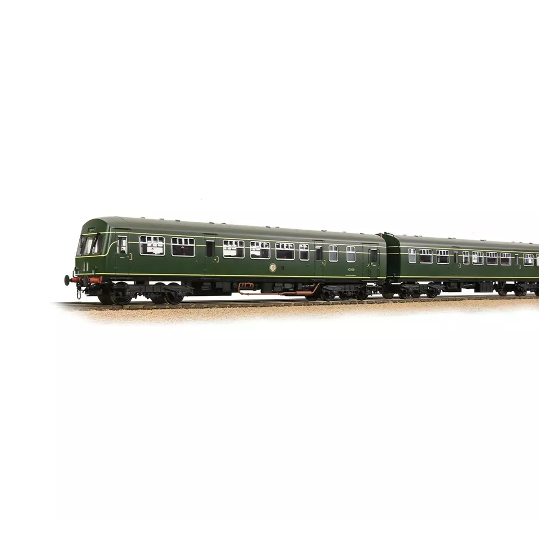 Bachmann 32-285A OO Gauge Class 101 DMU BR Green with Whiskers img