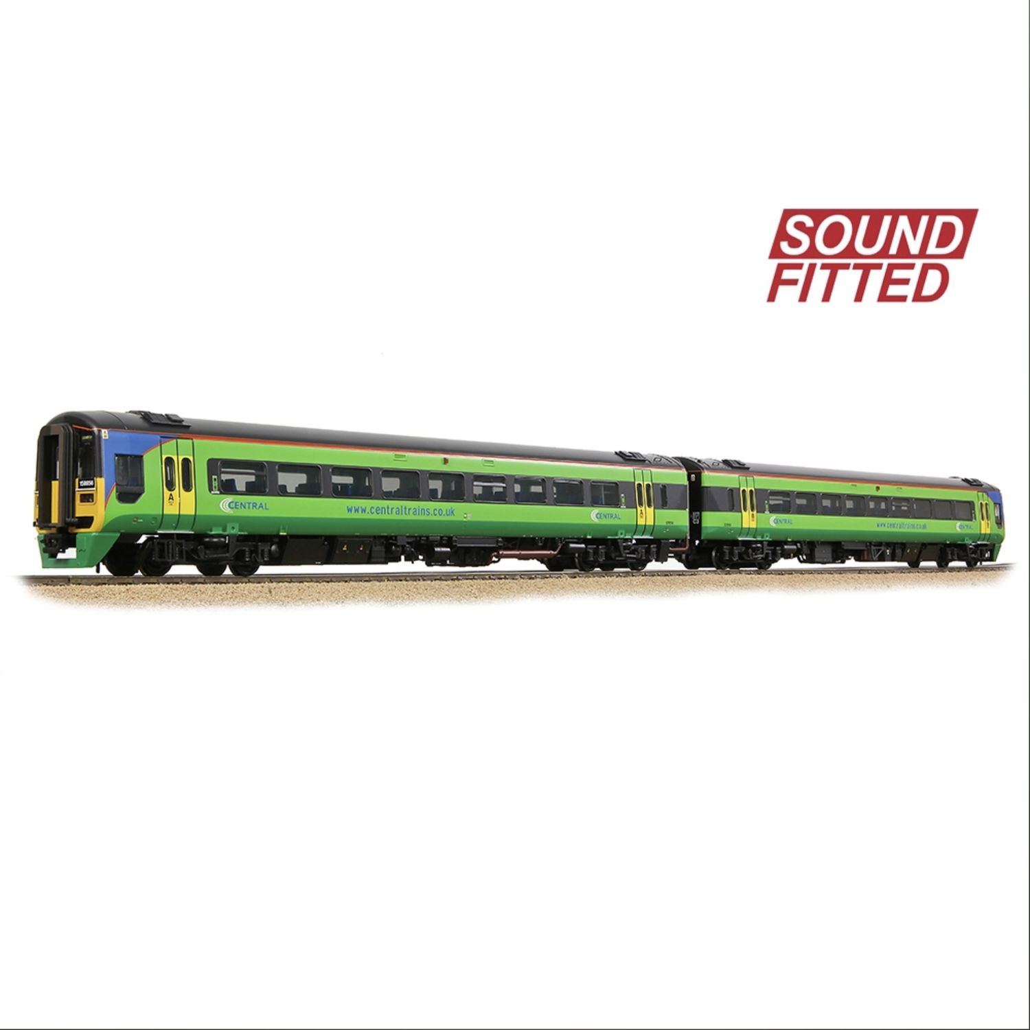 31-516ASF OO Gauge Class 158 2-Car DMU 158856 Central Trains (Sound Fitted)