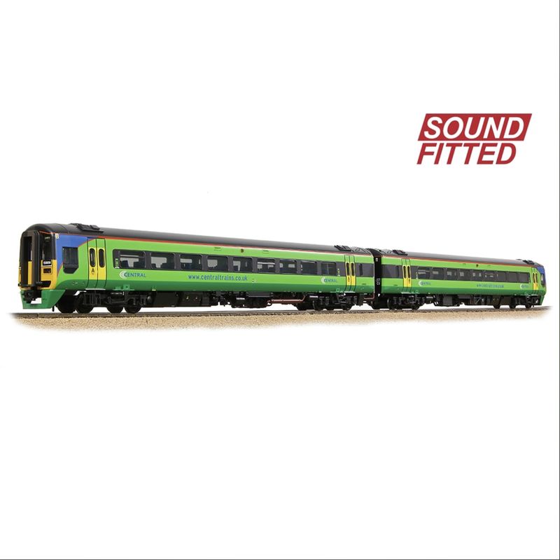 31-516ASF OO Gauge Class 158 2-Car DMU 158856 Central Trains (Sound Fitted)