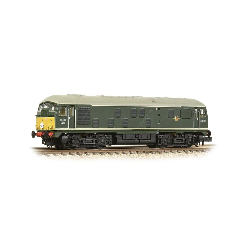 372-981 N Gauge Class 24/0 D5100 BR Green Small Yellow Panels