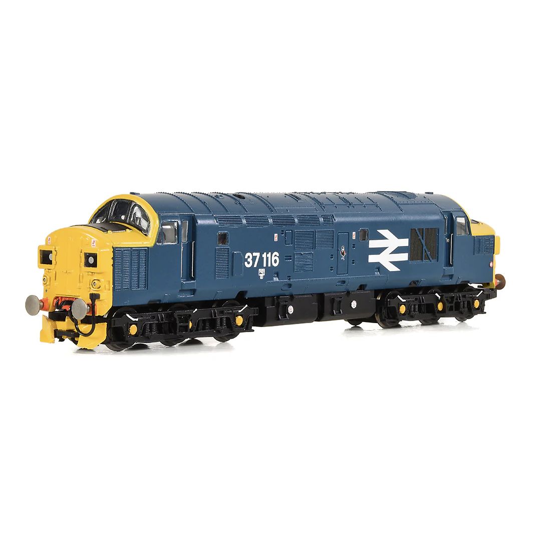 371-450SD  N Gauge Class 37/0 Split Headcode 37116 BR Blue (Large Logo)
