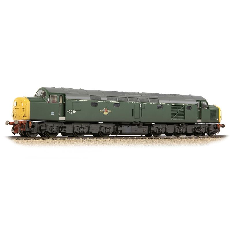 32-492 OO Gauge Class 40 Disc Headcode 40039 BR Green (Full Yellow Ends) [W]