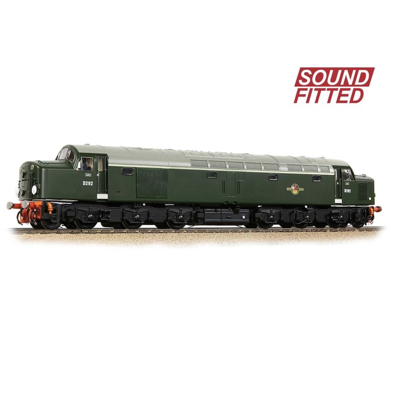 OO Gauge Class 40 Disc Headcode D292 BR Green (Late Crest) (Sound Fitted)