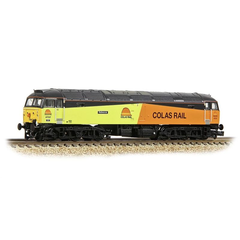 372-261 N Gauge Class 47/7 47727 &#39;Rebecca&#39; Colas Rail