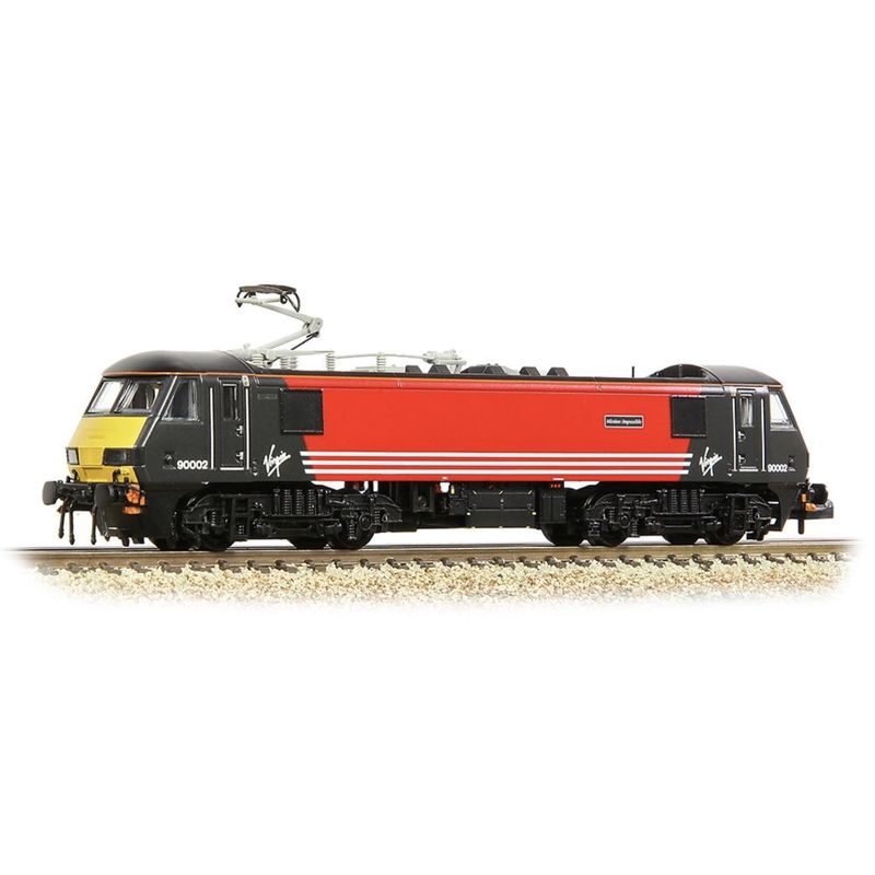 371-783A N Gauge Class 90/0 90002 &#39;Mission: Impossible&#39; Virgin Trains (Original)