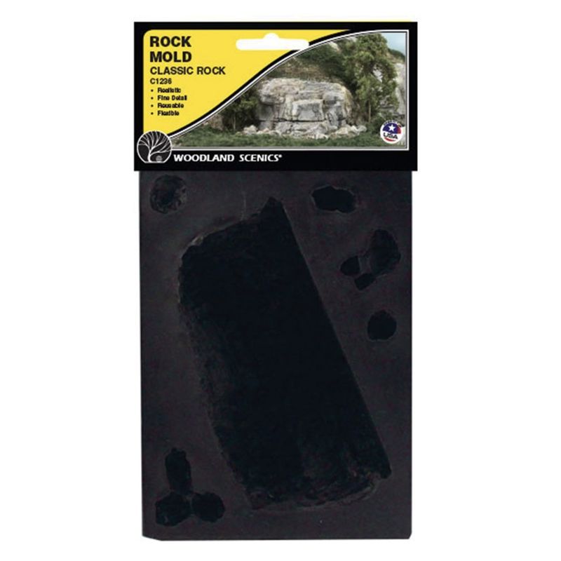 C1236 Woodland Scenics Classic Rocks Rock Mould (5&quot;x7&quot;)