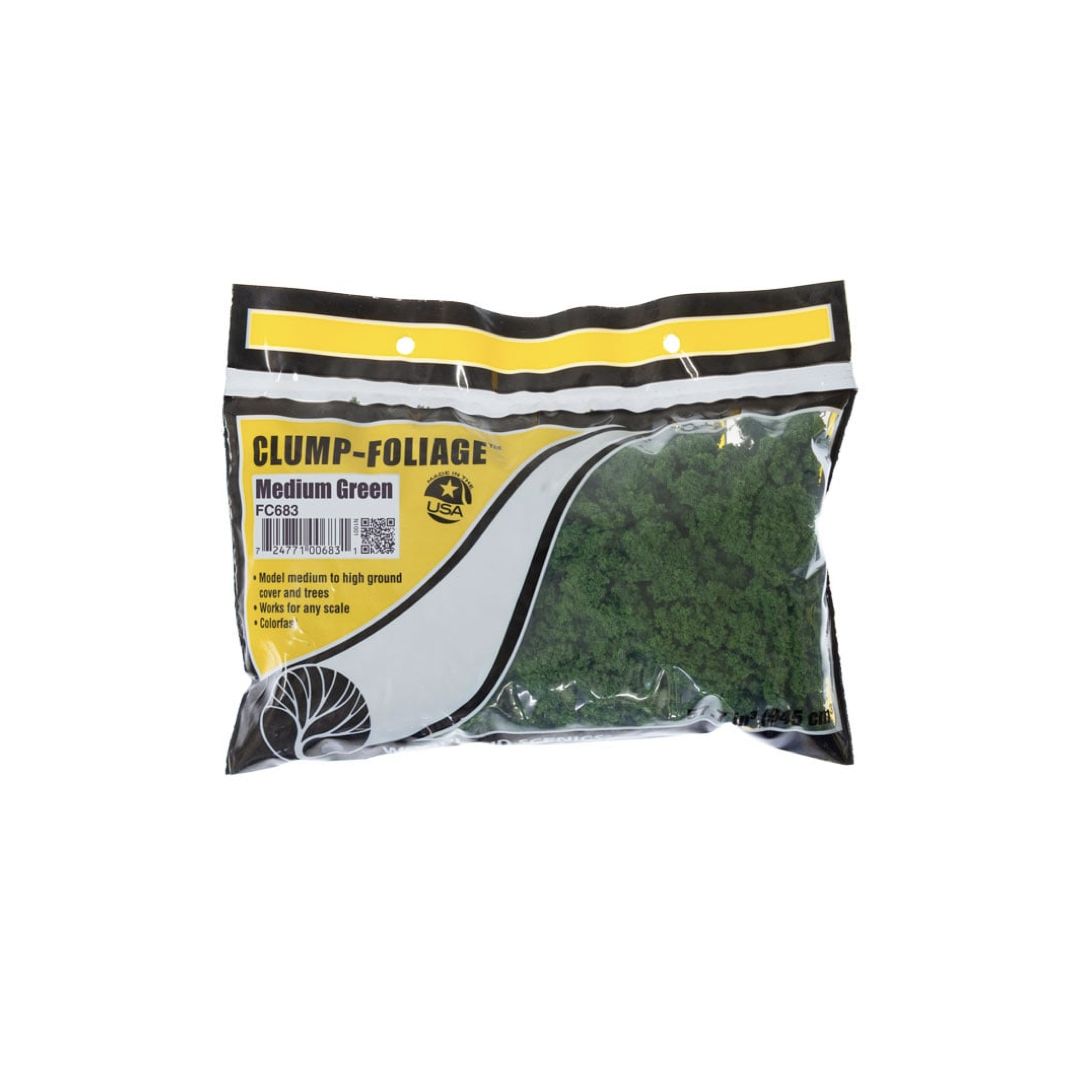 FC683 Woodland Scenics Clump Foliage Medium Green