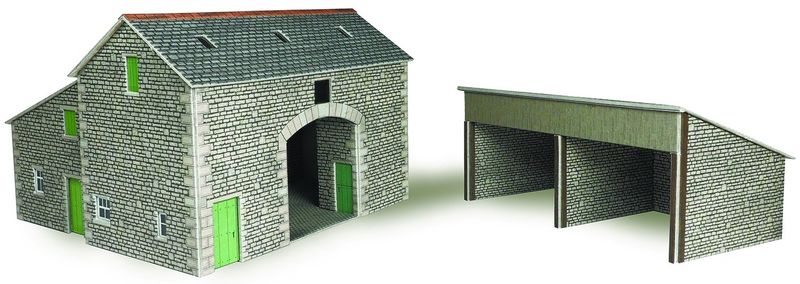 PO251 MANOR FARM BARN OO GAUGE