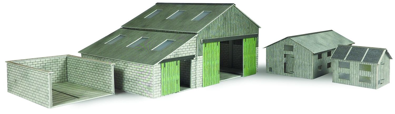PO252 MANOR FARM BUILDINGS OO GAUGE