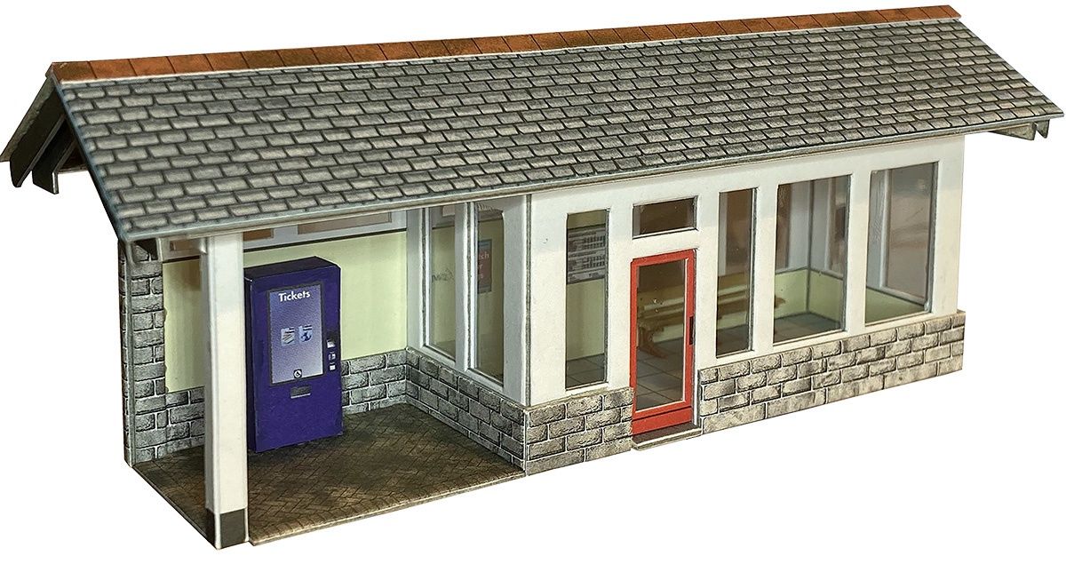 PO323 MODERN PLATFORM SHELTER OO GAUGE
