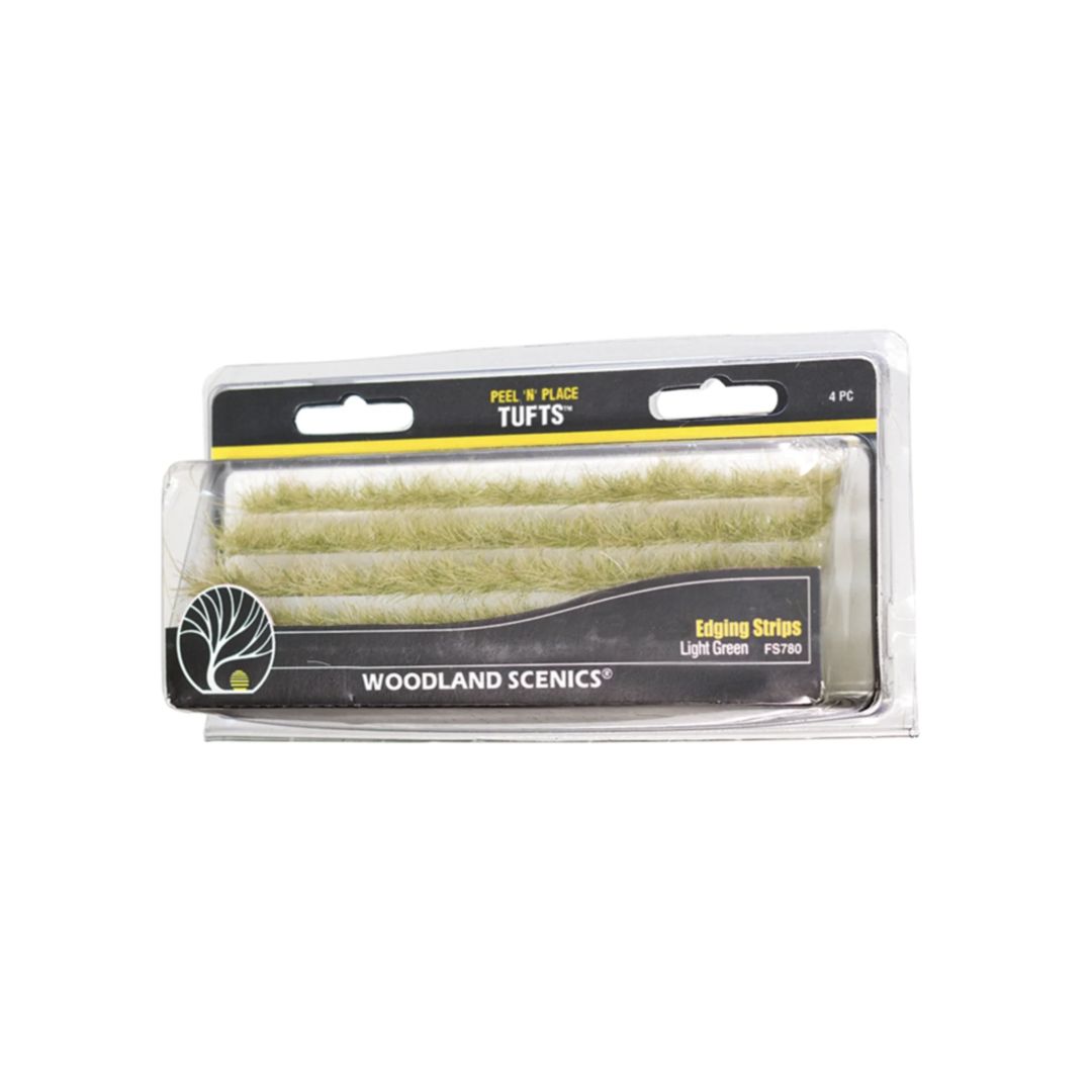 FS780 Woodland Scenics Peel ‘n’ Place Light Green Edging Strips
