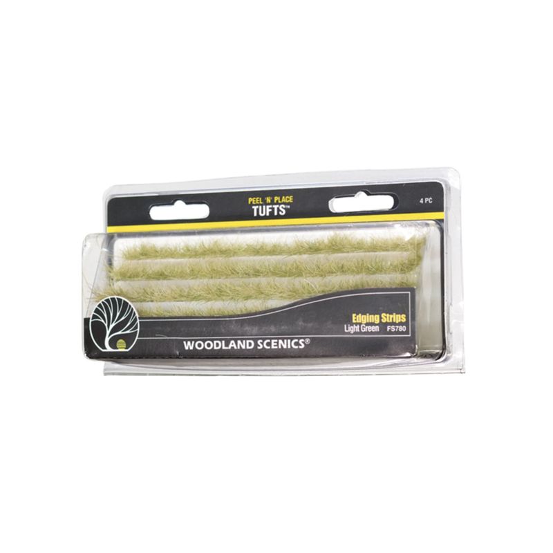 FS780 Woodland Scenics Peel ‘n’ Place Light Green Edging Strips