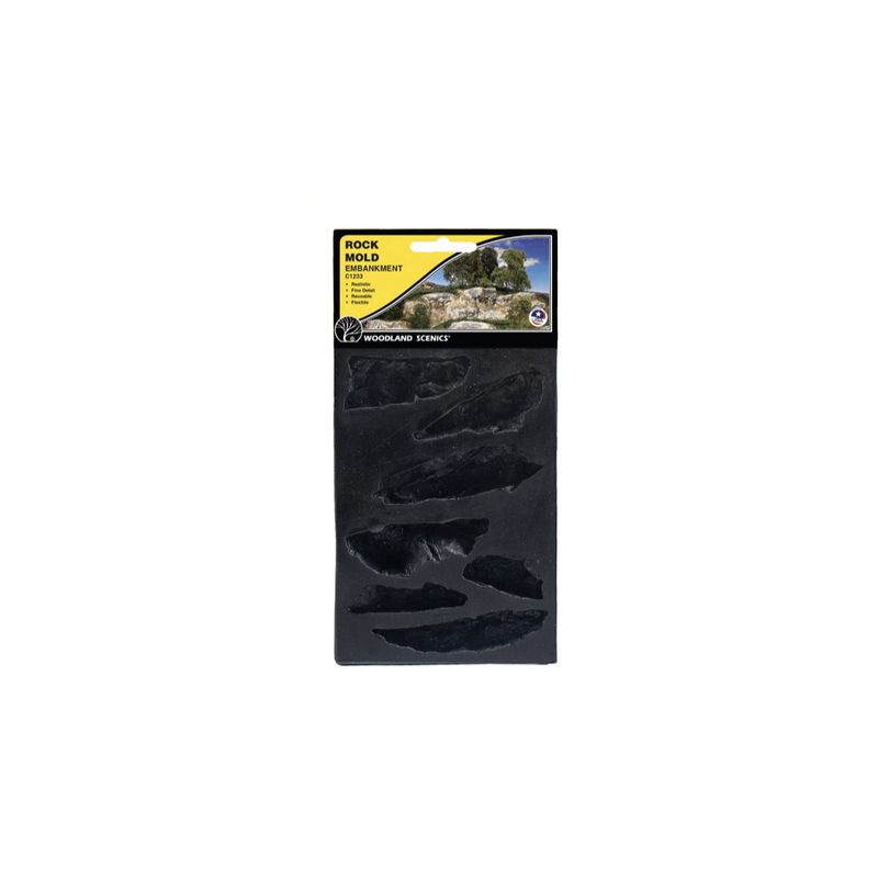 C1233 Woodland Scenics Embankments Rock Mold