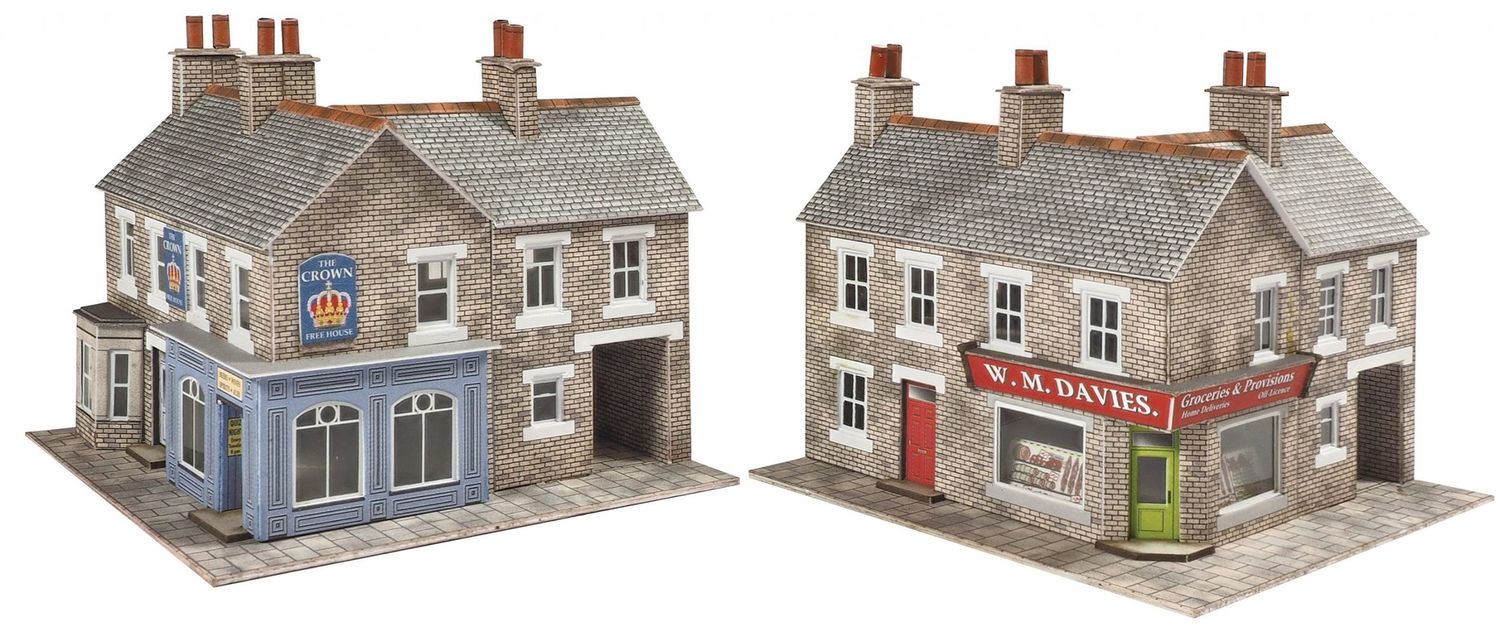 PN117 CORNER SHOP &amp; PUB - STONE N GAUGE