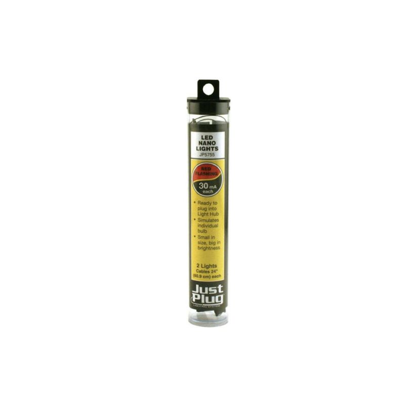 JP5755 Woodland Scenics Just Plug Red Flashing Nano LED