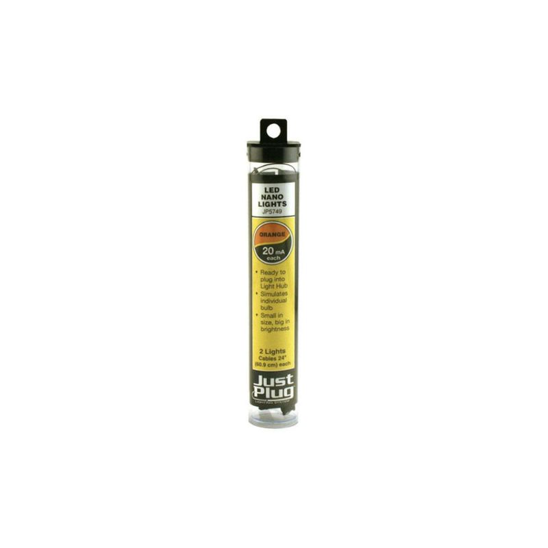 JP5749  Woodland Scenics Just Plug Orange Nano LED